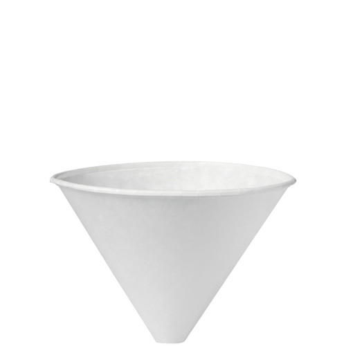 Solo® Cold Cup Cone Water 6 OZ Treated Paper White 250 Count/Pack 10 Packs/Case 2500 Count/Case