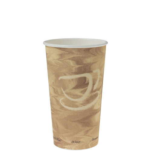 Solo® Hot Cup 20 OZ SSP Multicolor Mistique® Stock Print 40 Count/Pack 15 Packs/Case 600 Count/Case