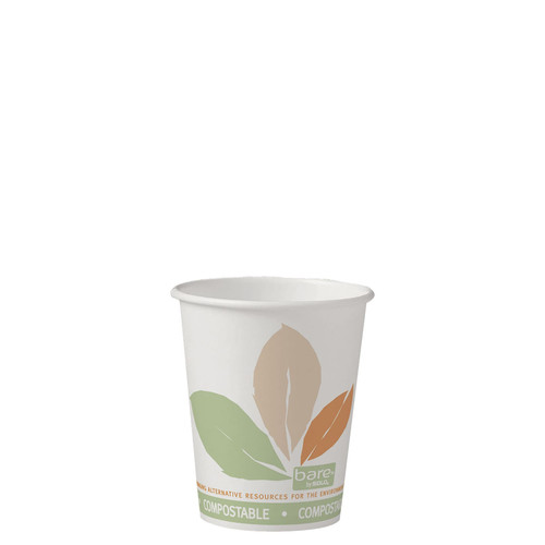 Solo® Bare® by Solo® Eco-Forward® Hot Cup 10 OZ SSPLA Multicolor Bare 50 Count/Bag 20 Bags/Case 1000 Count/Case