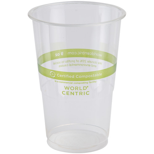 Cold Cup 9 OZ PLA Clear 2000/Case
