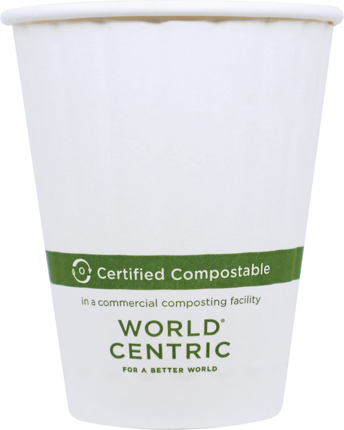 Cup 8 FLOZ PLA White Double Wall 1000/Case