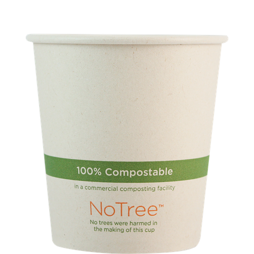Hot Cup 10 OZ Sugarcane Beige 1000/Case