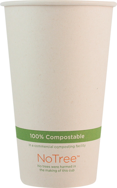 Hot Cup 20 OZ Sugarcane Beige 1000/Case