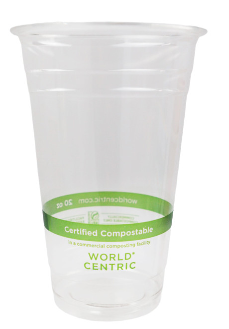 Cold Cup 20 OZ PLA Clear 1000/Case
