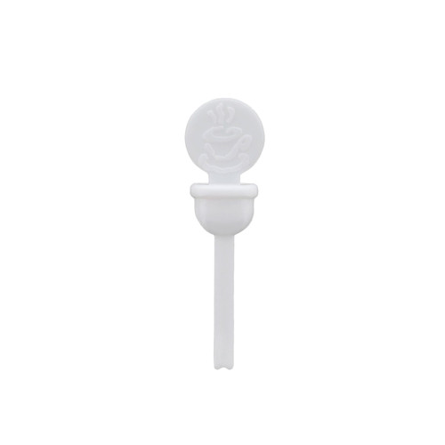 StixToGo Beverage Plug Plastic White 400 Count/Pack 5 Packs/Case 2000 Count/Case