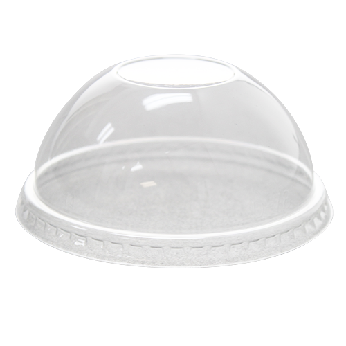 Karat® Lid Dome PET Clear For 8-10 FLOZ Cup No Hole 1000/Case