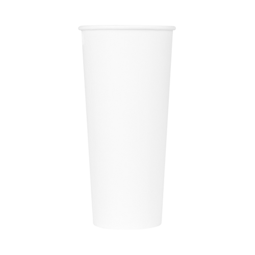 Karat® Hot Cup 24 OZ Double Wall Poly-Coated Paper White 500/Case