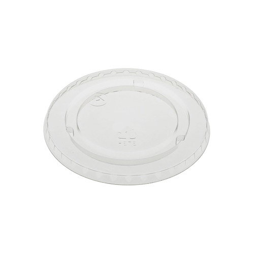 Lid Flat 3.8X0.3 IN RPET Clear For 20 OZ Cold Cup No Slot 1020/Case