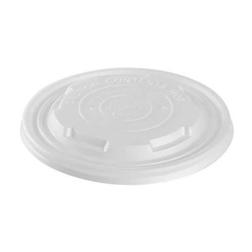 Karat Earth Lid Flat 114.6MM PLA For 12-16 OZ Cup 500/Case