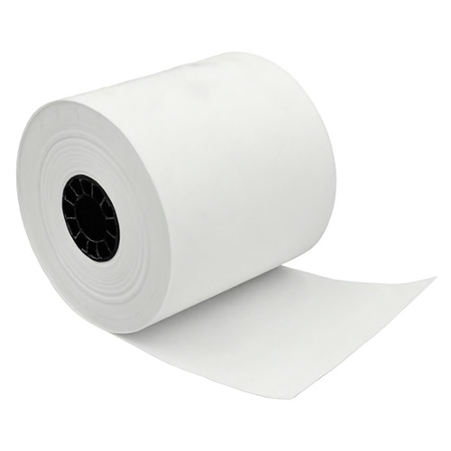 Cash Register Receipt Roll 3IN X95FT White Thermal Paper 50 Rolls/Case