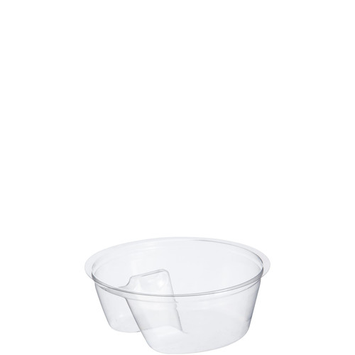 Dart® Cold Single Compartment Cup Insert 3.5 OZ PET Clear Freezer Safe 100 Count/Pack 10 Packs/Case 1000 Count/Case