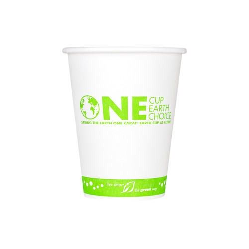 Karat Earth Hot Cup 12 FLOZ Paper White 1000/Case