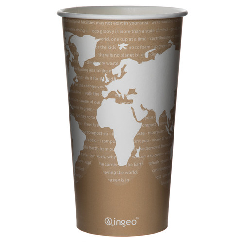 World Art Hot Cup 20 OZ Paper PLA Multicolor 1000/Case