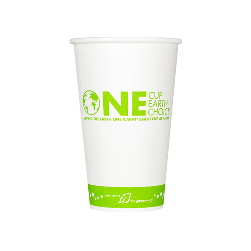Karat Earth Hot Cup 16 OZ Paper PLA Stock Print 90MM 1000/Case