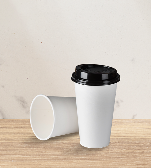 Hot Cup 8 OZ Paper White 500/Case
