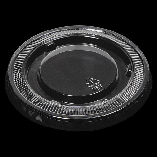 Victoria Bay Lid Flat 78MM PET Clear For Cold Cup No Slot 2000/Case