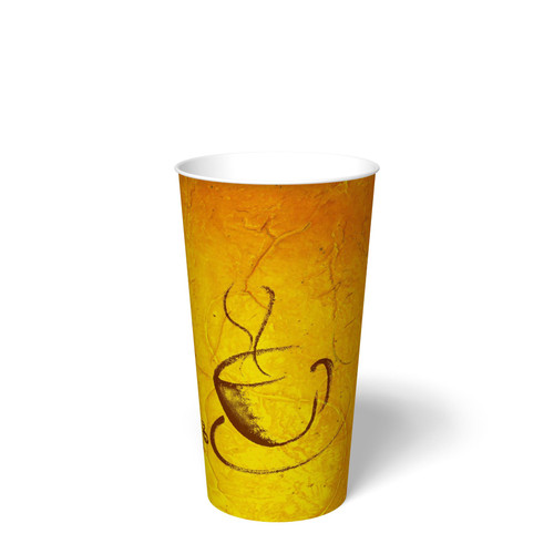 Hot Cup 20 OZ Single Wall Poly-Coated Paper Brown Soho 800/Case