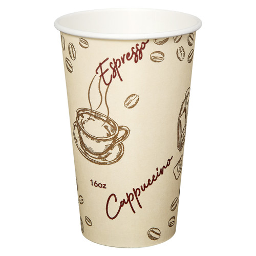 Victoria Bay Hot Cup 16 OZ Paper Serenity II 1000/Case