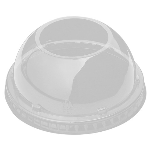 Victoria Bay Lid Dome Plastic For Cup With Hole 1000/Case