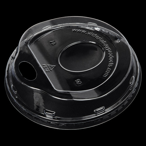 Victoria Bay Lid Dome PET Clear For 12 OZ Cold Cup Sip Through 1000/Case