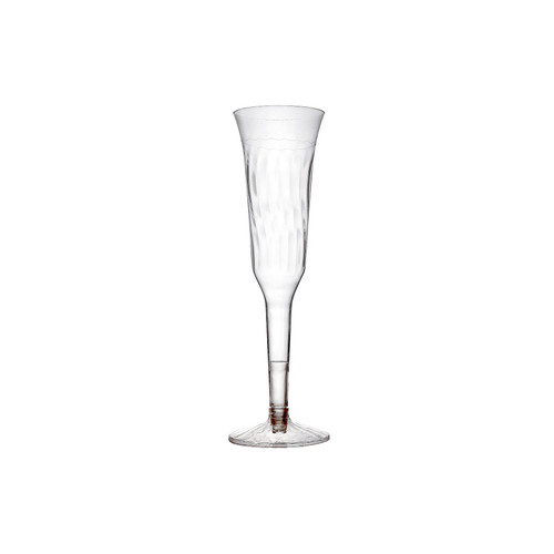 Flairware Cup Champagne Flute 5 OZ PS Clear 2-Piece 120/Case