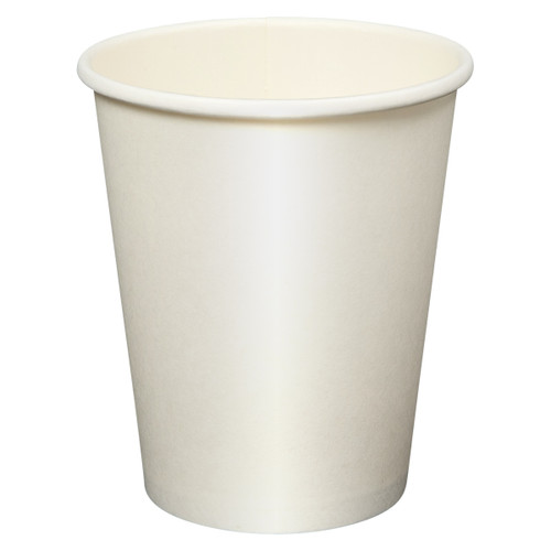 Victoria Bay Hot Cup Tall 10 OZ Paper White Round Freezer Safe 50 Count/Pack 20 Packs/Case 1000 Count/Case