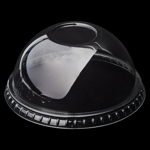 Victoria Bay Lid Dome 92MM PET For 9-12 OZ Squat Cold Cup No Hole 50 Count/Pack 20 Packs/Case 1000 Count/Case