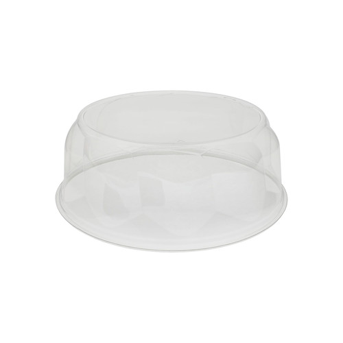 Lid 9.63X3.63 IN PET Clear For 8IN Cake Base Swirl 200/Case