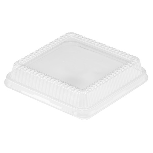 Lid 8.25X8.25X1.5 IN Plastic Clear Square For Bakery Container 500/Case