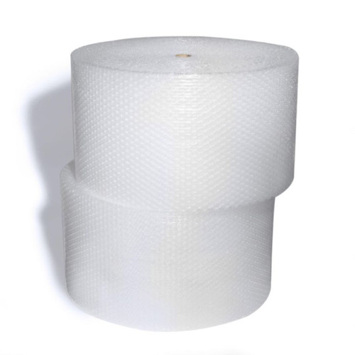 BubbleWrap® Roll Bubble Wrap 12IN X750FT Clear LDPE Perf 12" 3/16 IN Bubble Limited Grade Protection 4/Bundle