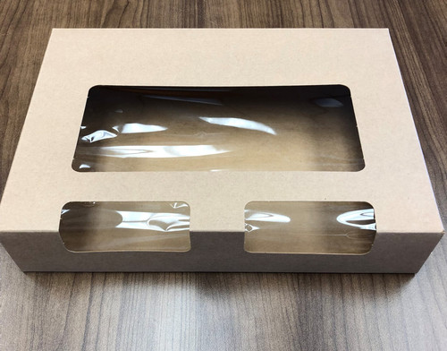 Donut Box 6 CT Paperboard Rectangle 150/Case