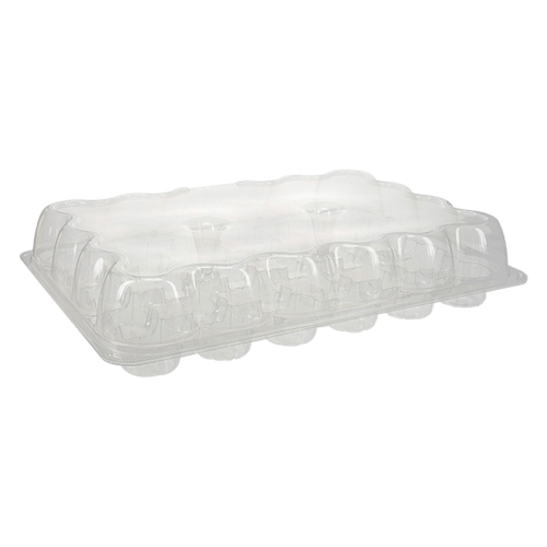 Cupcake Container & Lid Combo 24 CT PET Clear 50/Case