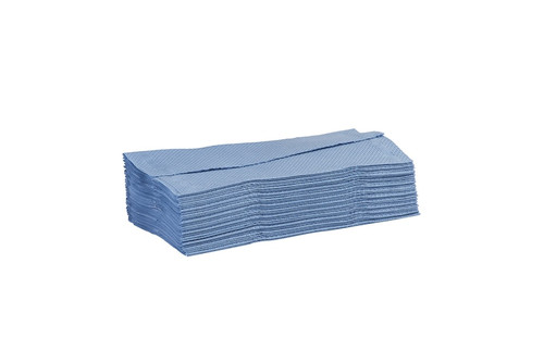 Tork Wiper Unfolded: 16.50X8.54 IN Folded: 4.12X8.54 IN 4 Blue Interfold Pop-Up 90 Count/Box 10 Box/Case 900 Count/Case