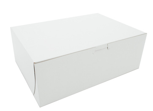 Bakery Box 11X8X4 IN SBS Paperboard White Rectangle 100/Case