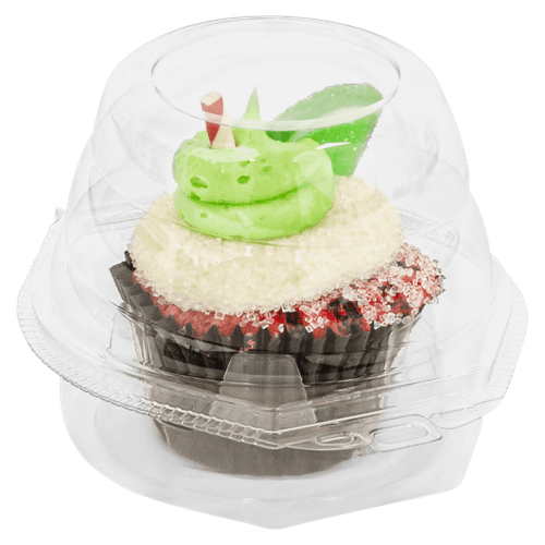 Cupcake Hinged Container With Dome Lid Jumbo 1 CT 5.25X4 IN PET Clear 270/Case