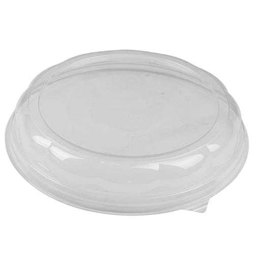 Lid Polyethylene Terephthalate (PET) Rosedome 12 IN Clear For After Bake Bakery Container 75/Case