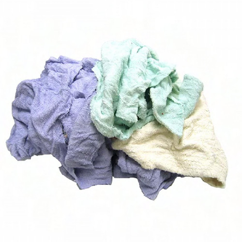 Best Rags Reclaimed Terry Towel & Robe Rags 25 LB Assorted 25/Case