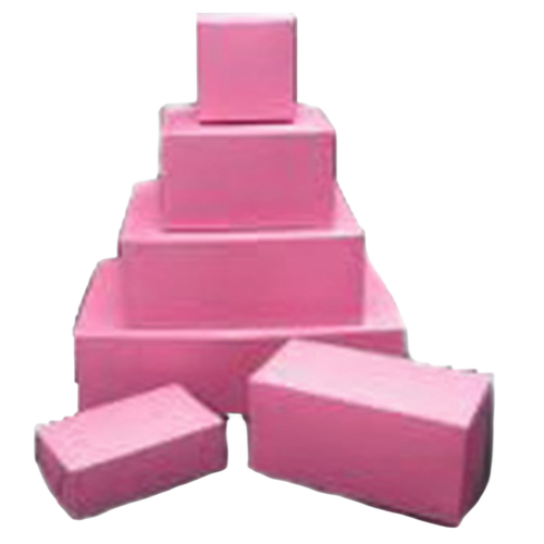 Cake Box 14X10X4 IN Paperboard Pink Rectangle 100/Case