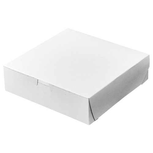 Victoria Bay Cake Box 9X9X2.5 IN Paperboard White 250/Bundle