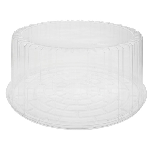 Showcake Cake Container & Lid Combo With High Dome Lid 10 OZ 12X5 IN OPS Clear Round 55/Case