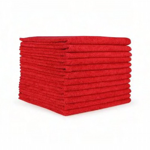 HOSPECO® Smart Choice Cleaning Cloth 30GM Microfiber Red 300 GSM 12 Count/Pack 20 Packs/Case