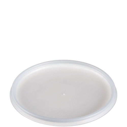 Dart® Lid 4.8X0.3 IN HIPS Translucent Round For 32 OZ Bowl Vented 100 Count/Pack 10 Packs/Case 1000 Count/Case
