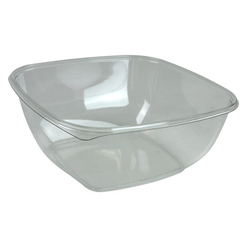 Bowl 160 OZ PET Clear Square 50/Case