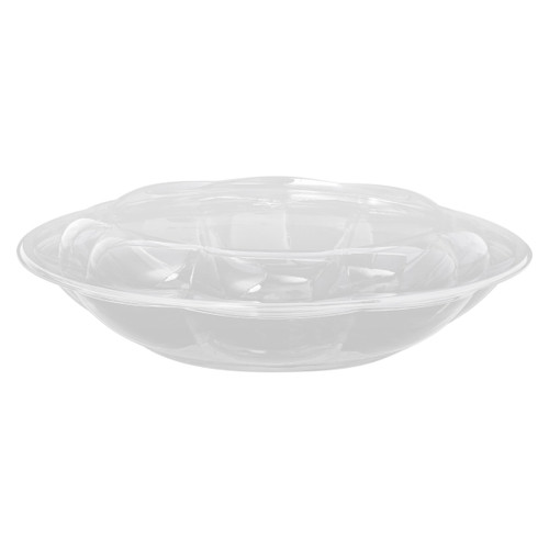 Victoria Bay Salad Bowl & Lid Combo With Dome Lid 40 OZ PET Clear Round Unhinged 100/Case