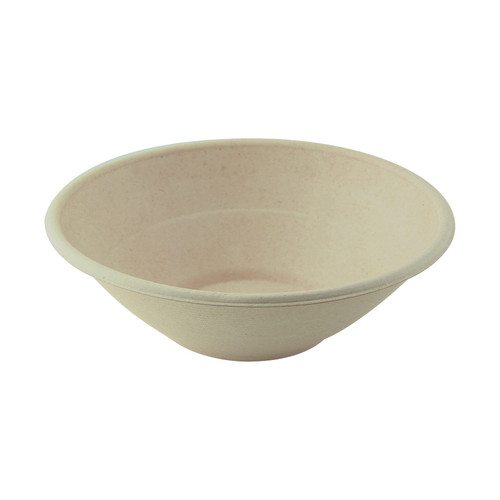 Bowl 32 OZ Sugarcane Brown Round Microwave Safe Freezer Safe 125 Count/Pack 2 Packs/Case 250 Count/Case