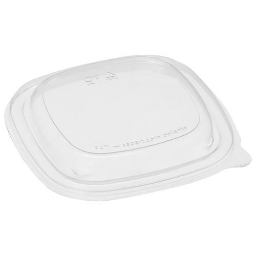 Lid PET Clear Square For 12-16 OZ Paper Bowl 300/Case