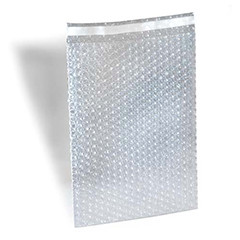 Bubble Bag 15X17.5 IN Clear Plastic Lip & Tape 150/Case