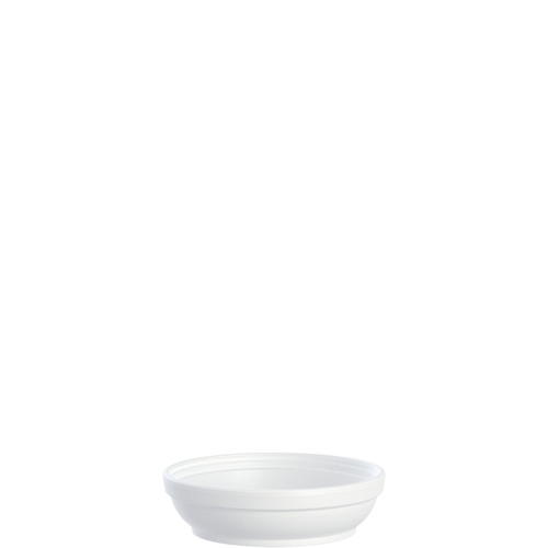 Dart® J Cup® Bowl 5 OZ EPS White Round Insulated 50 Count/Pack 20 Packs/Case 1000 Count/Case