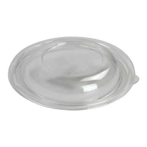 Lid Dome 5.63X0.94 IN 1 Compartment PET Clear Round For 8-16 OZ Bowl Unhinged 500/Case