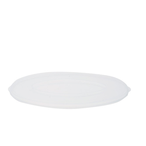 Lid Plastic Clear Oval For Bowl 50/Case